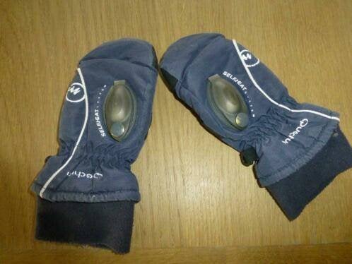 blauwe ski handschoenen Quechua maat +/- 98 - 116, Enfants & Bébés, Garçon ou Fille, Gants, Enlèvement ou Envoi, 110 à 116