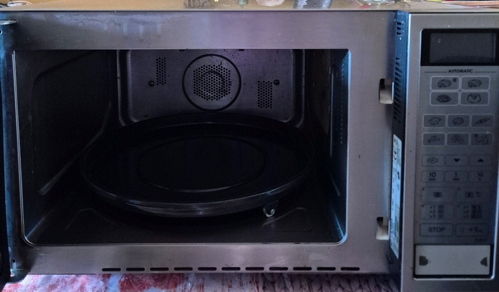 Sharp combimagnetron, Elektronische apparatuur, Microgolfovens, Ophalen, Gebruikt, Combi-microgolfoven, 45 tot 60 cm