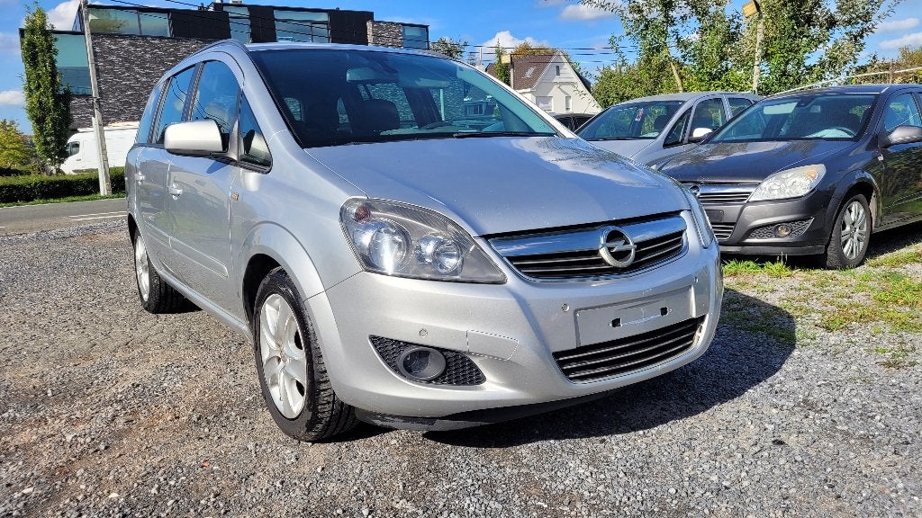opel zafira 1.6i 12-2012 1ste eig 7zitpl AIRCO PDC, Auto's, Voorwielaandrijving, Euro 5, 4 cilinders, 1600 cc