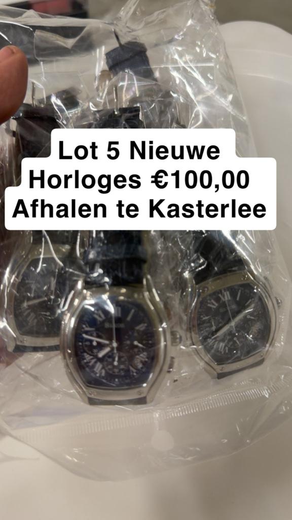 Mannen horloges, Ophalen