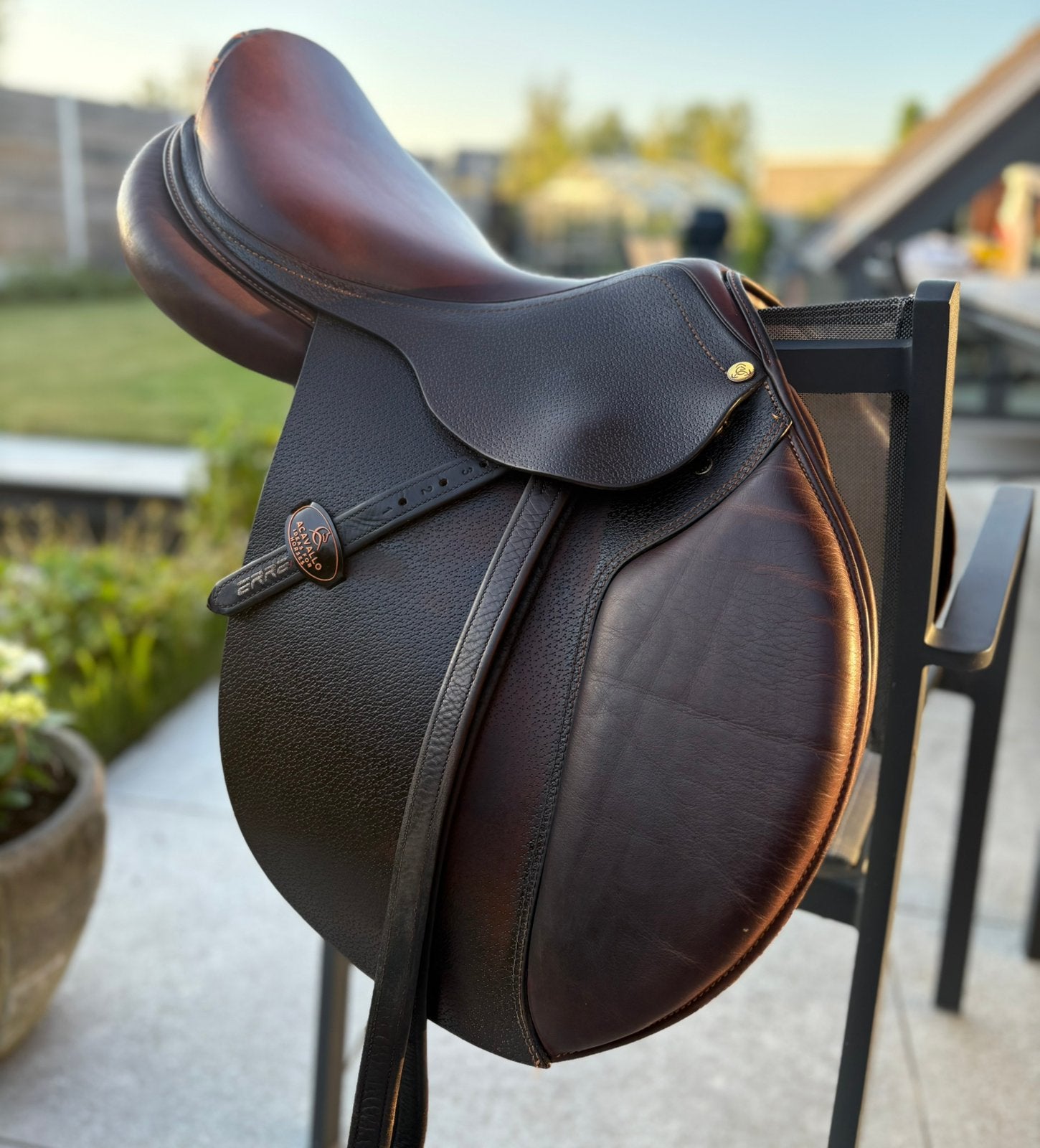 Acavallo Veneziano Springzadel 17 inch, Dieren en Toebehoren, Ophalen, Gebruikt, Springen
