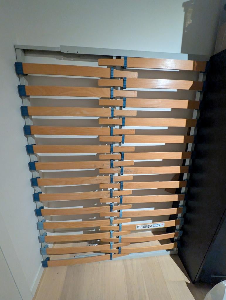 Lattenbodem Merflex verstelbaar 140-160 cm, Huis en Inrichting, Slaapkamer | Matrassen en Bedbodems, Ophalen, 200 cm, 160 cm