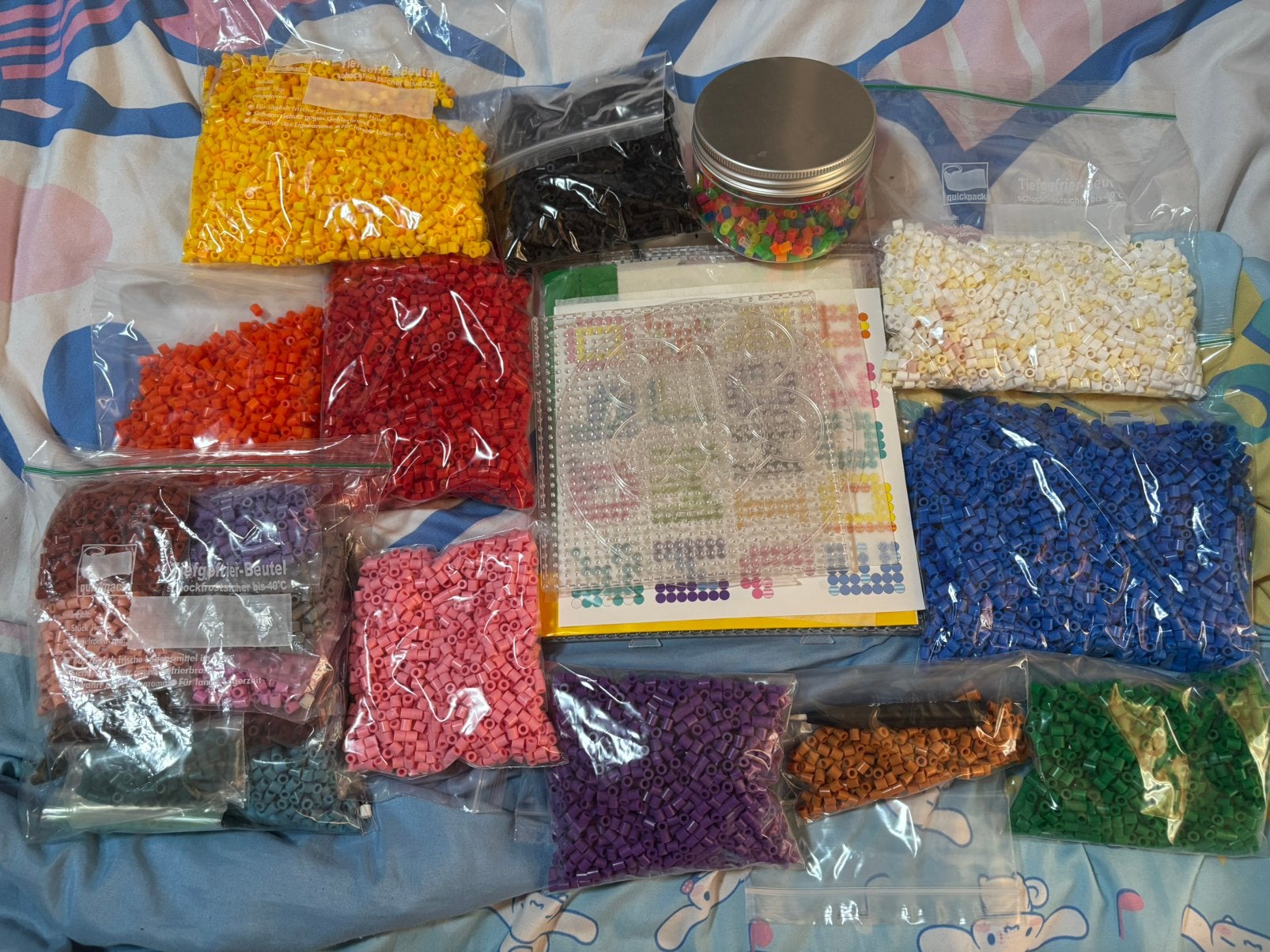 Set strijkparels, Ophalen, Gebruikt
