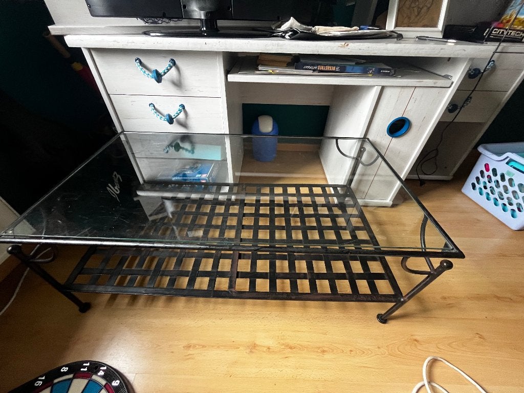 Tafel in de woonkamer, Huis en Inrichting, Ophalen, 50 – 75, Gebruikt, 50 tot 100 cm