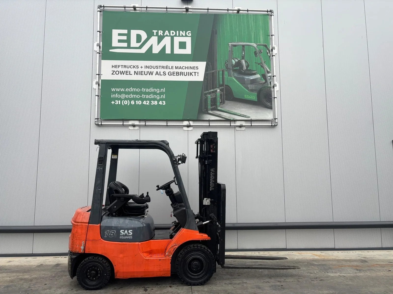 Toyota 1.8 Heftruck Diesel (bj 2005), 1000 tot 2000 kg, Elektrisch, Heftruck, Toyota