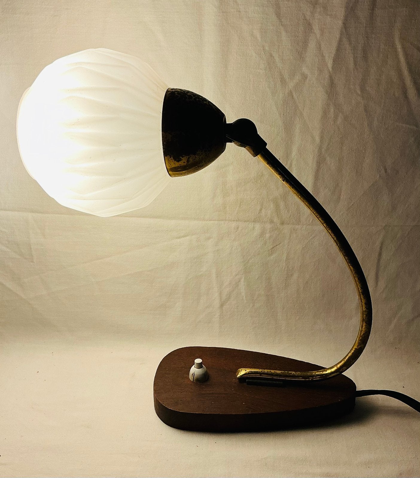 Art Deco modernist design antiek sfeer tafellampje, Antiek en Kunst, Ophalen of Verzenden