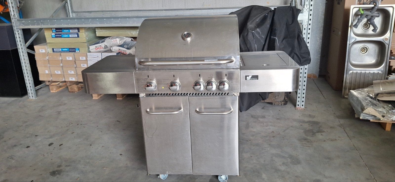 Ventura gasbbq 3x gebruikt. Weg door verhuis naar appartemen, Tuin en Terras, Buitenkeukens, Ophalen
