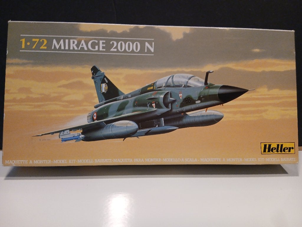 Heller (80321): Dassault Mirage 2000 N om 1:72, Nieuw, Ophalen of Verzenden, Groter dan 1:72, Vliegtuig