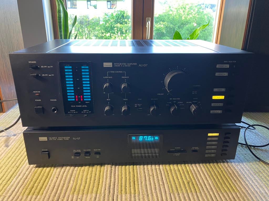 Sansui AU-D7 + Tu-S7 (1980-1983), Enlèvement, Comme neuf, Stéréo