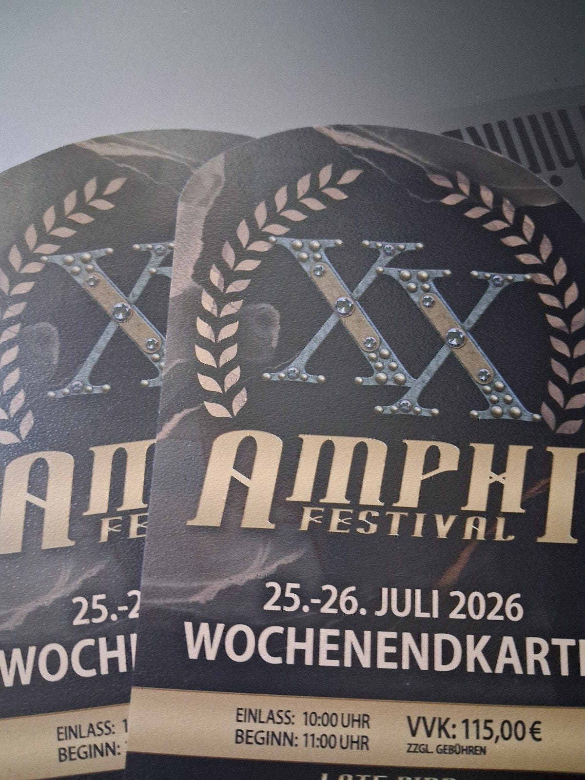 2 tickets voor Amphi festival, Tickets & Billets, Événements & Festivals, Deux personnes, Plusieurs jours