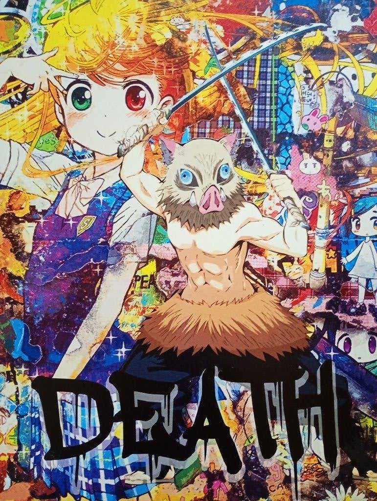 Demon slayer, Numéroté, Enlèvement ou Envoi, Sérigraphie