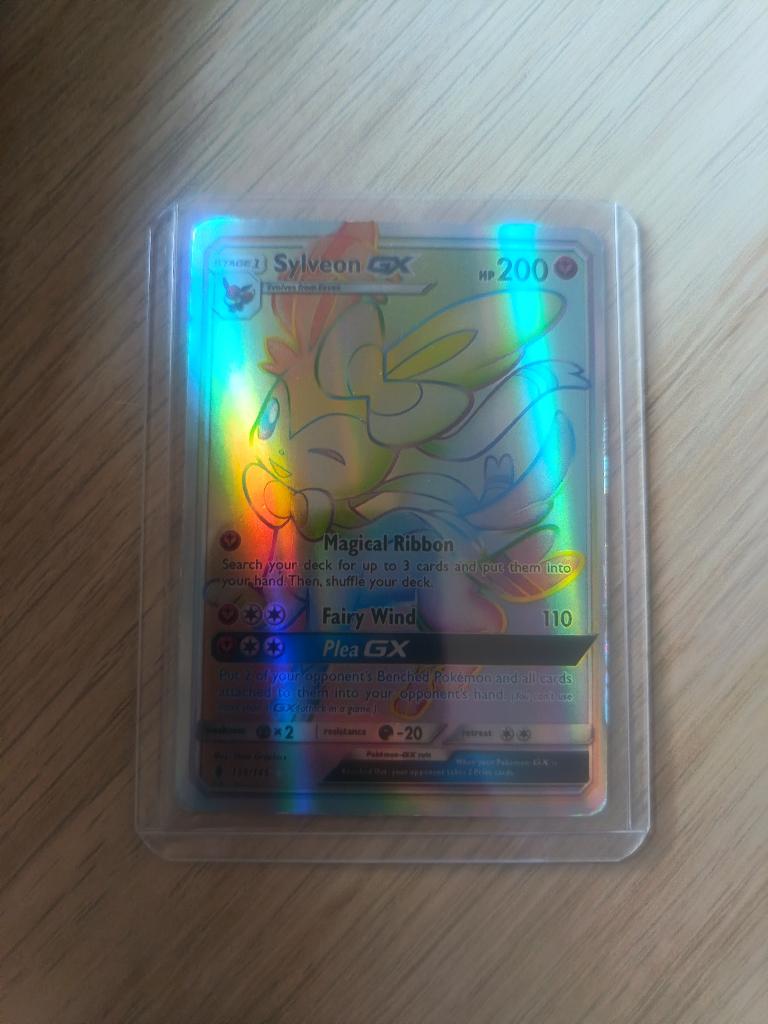 Sylveon GX (GRI 158), Ophalen, Nieuw, Losse kaart, Foil
