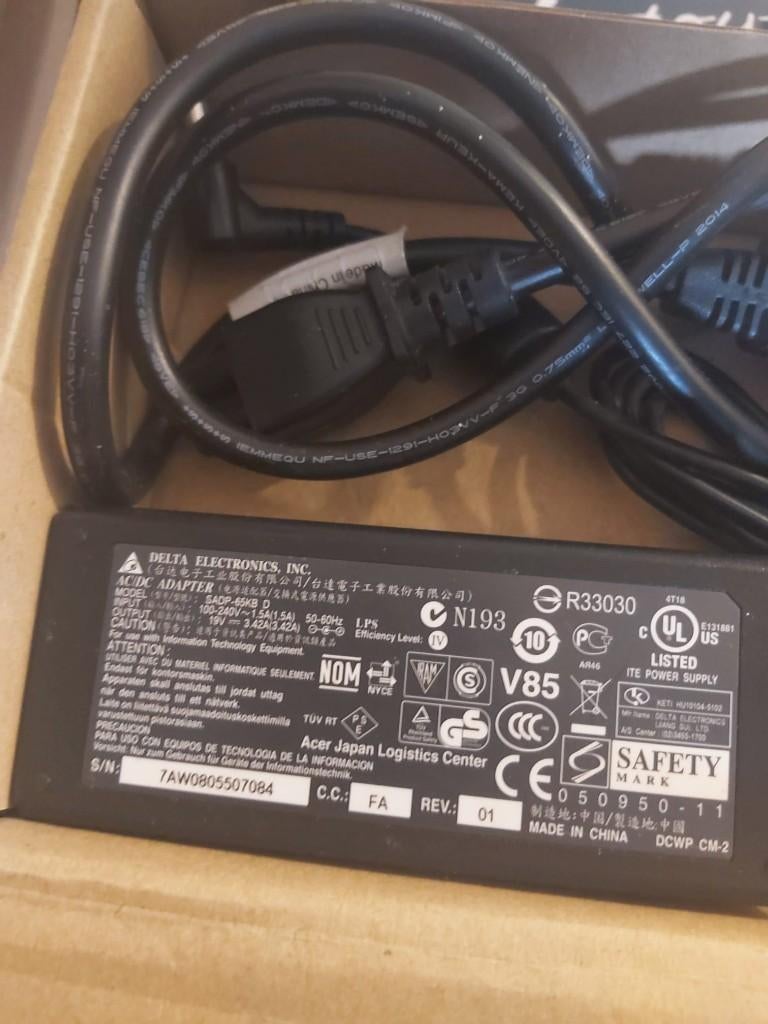 Adaptateur Secteur Original Delta SADP-65KB – 65W, Enlèvement ou Envoi, Neuf, Delta
