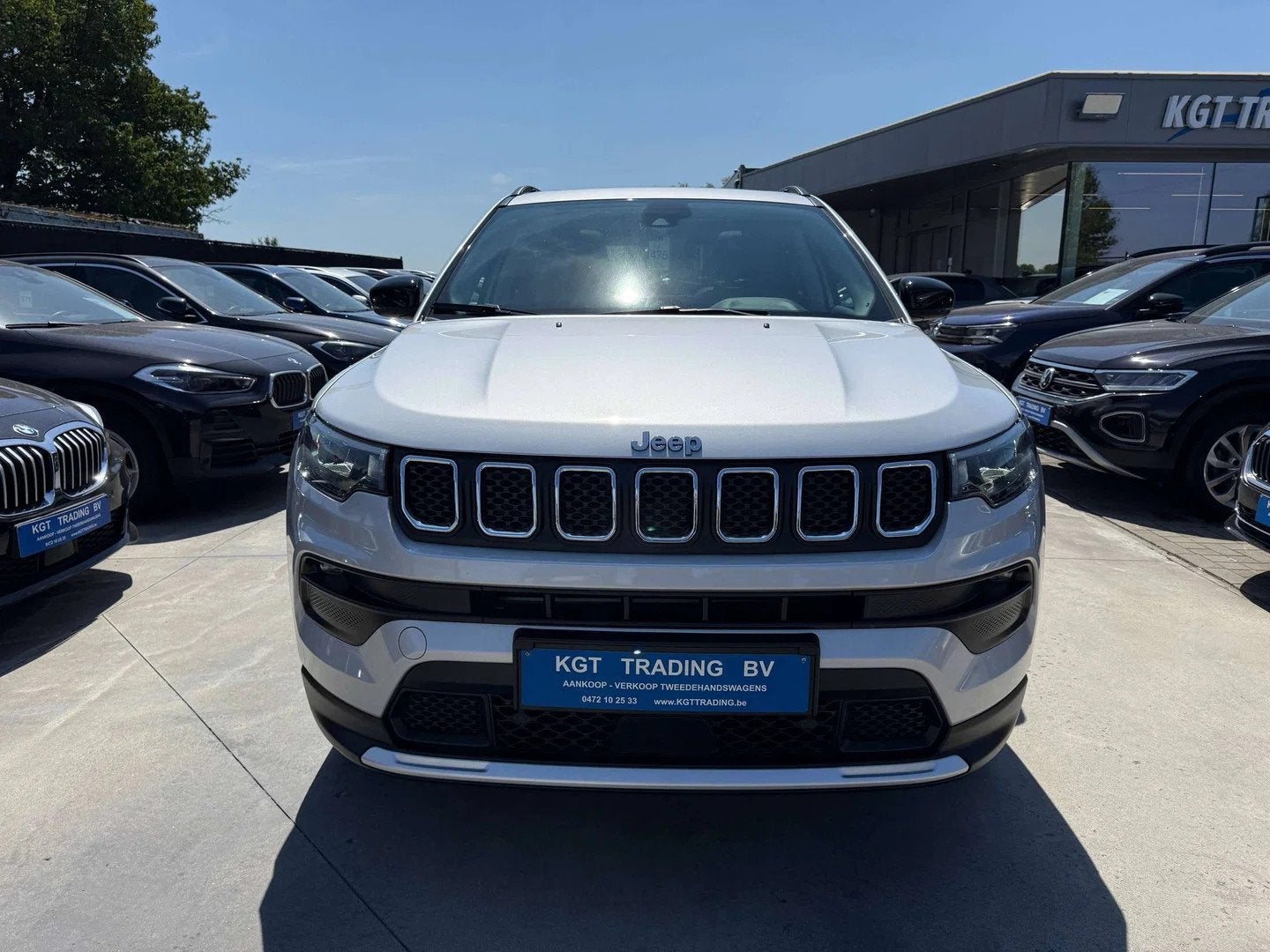 Jeep Compass 1.3 TURBO HYBRID AWD NAVIGATIE LEDER OPENDAK CA, Autos, Jeep, Cuir, Euro 6, Entreprise, Phares entièrement LED