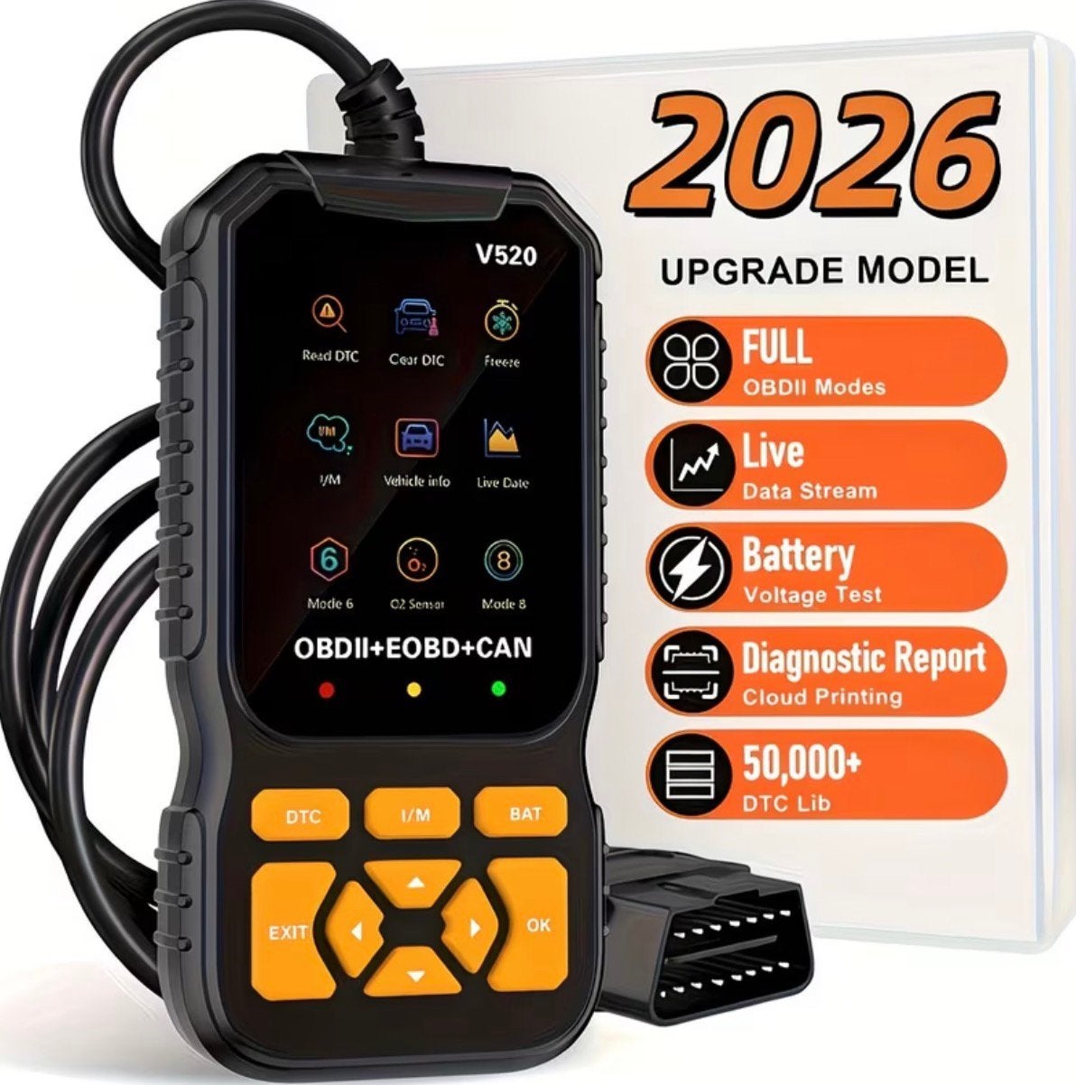 Valise OBD V520 diagnostic voiture effacement défauts