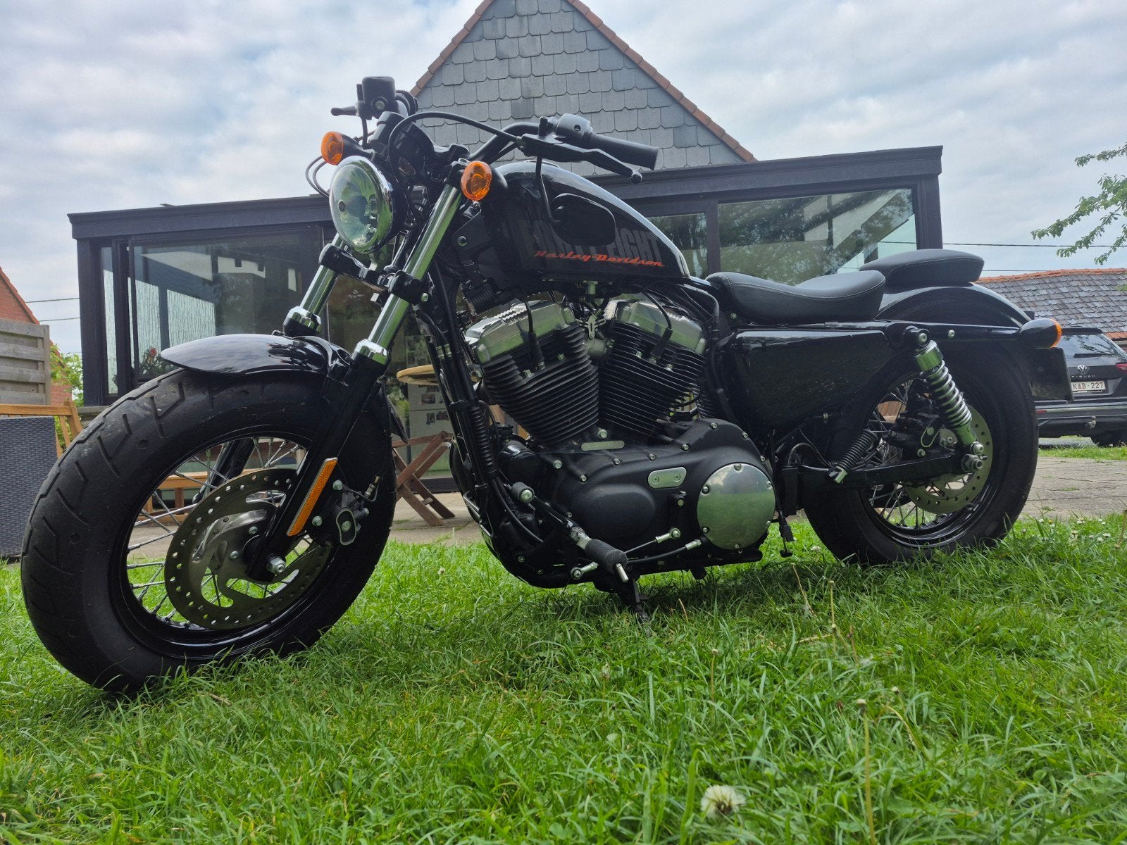 Harley Davidson Forty Eight 48 - 3674km, Occasion, Chopper, 2 cylindres, Particulier
