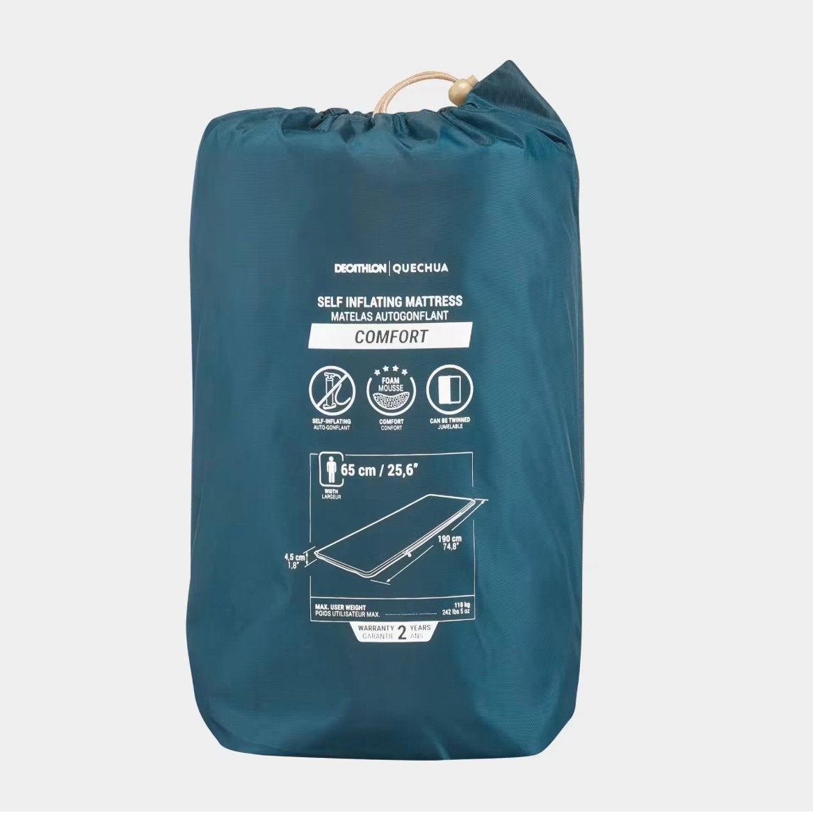 Decathlon self inflating mattress, Caravans en Kamperen, Ophalen, Zo goed als nieuw
