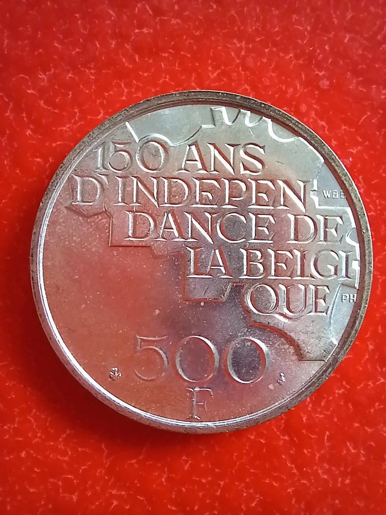 Munt van 500 FB 1830-1980, Postzegels en Munten, Munten | België, Ophalen of Verzenden