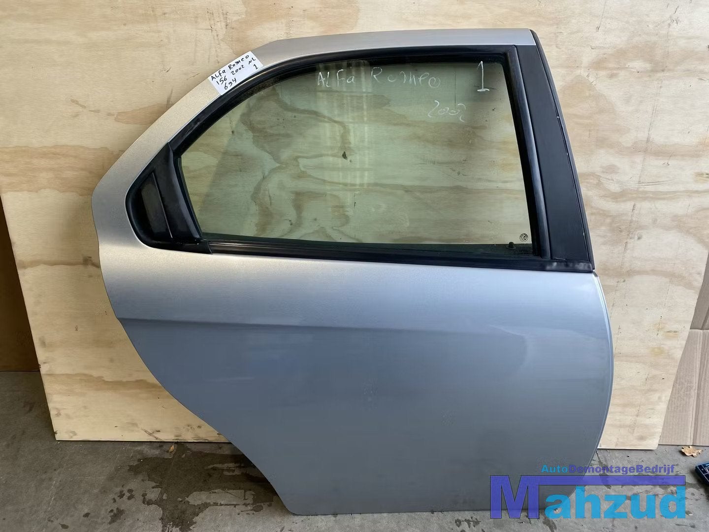 ALFA ROMEO 156 Grijs 694 rechts achter deur portier 97-2005, Gebruikt, Dpofca@stellantis.com, Deur, Stellantis Europe S.p.A.