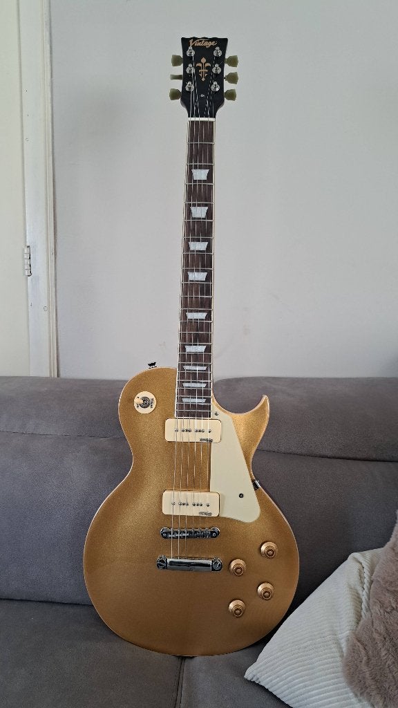 Vintage  les paul v100 gt p90, Enlèvement ou Envoi, Comme neuf, Solid body, Autres marques
