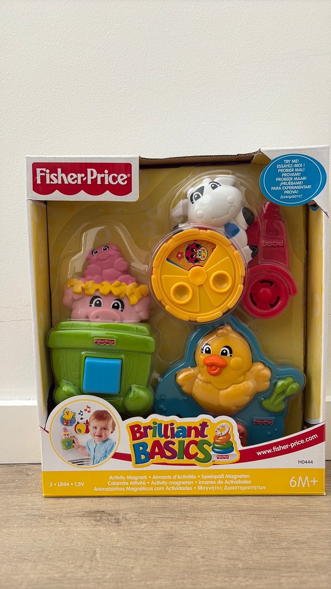 Fisher-Price brilliant basics Activity magnets, Kinderen en Baby's, Speelgoed | Fisher-Price, Ophalen, Nieuw, Overige typen, Met geluid