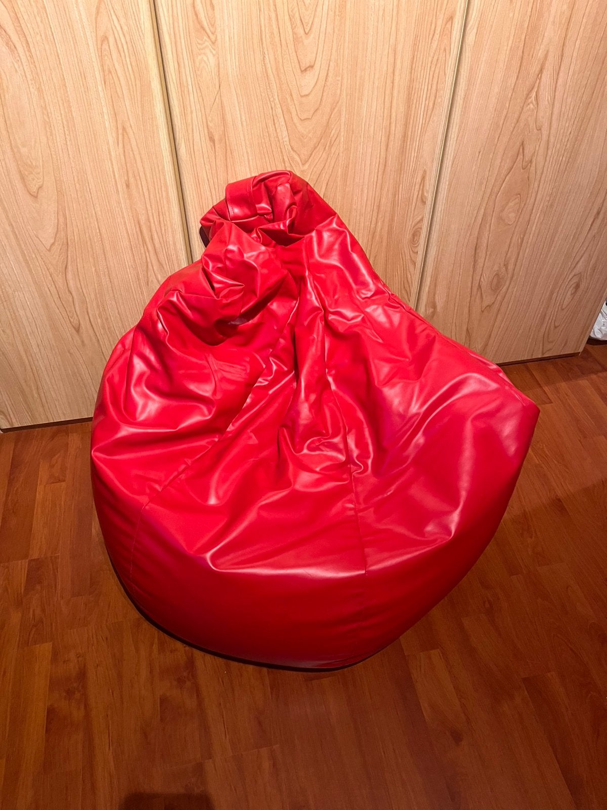 Leren zitzak, Enlèvement, Comme neuf, Pouf