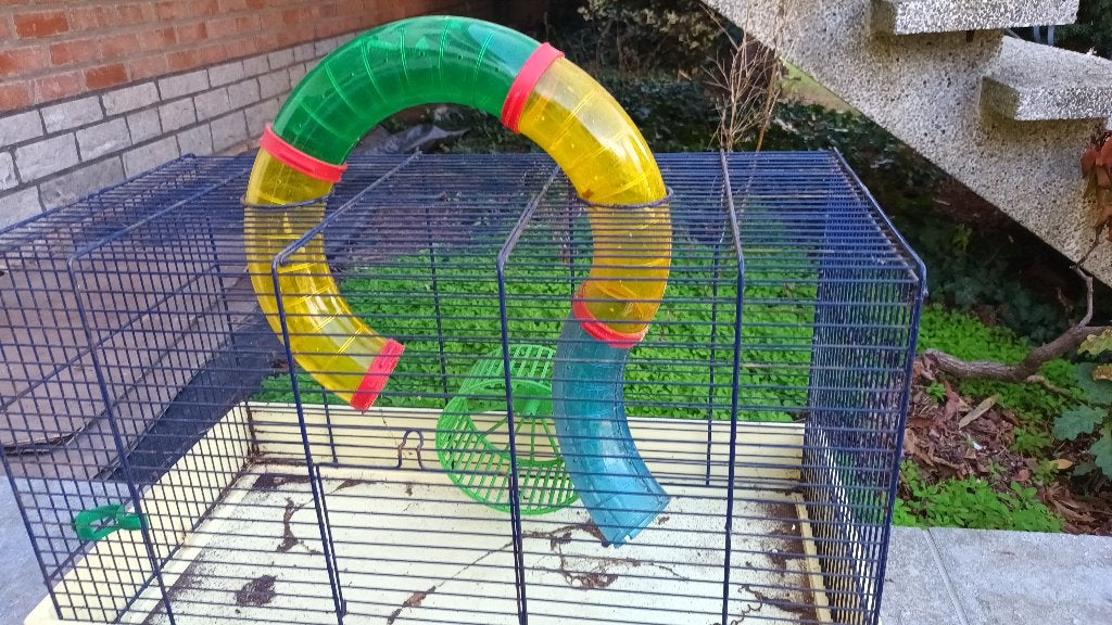 Kooi voor hamster, Dieren en Toebehoren, Ophalen, Gebruikt, Kooi, Hamster