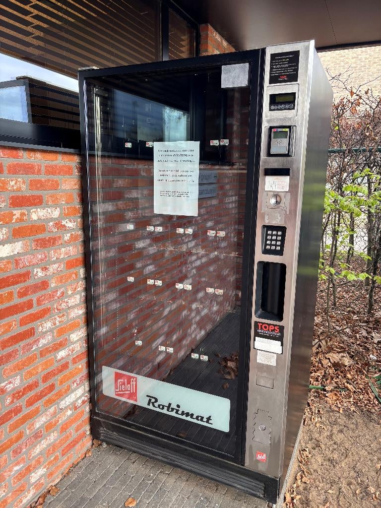 Sielaff Robimat GF75-01 - GF99 drankenautomaat, Verzamelen, Euro, Ophalen, Gebruikt, Met sleutels