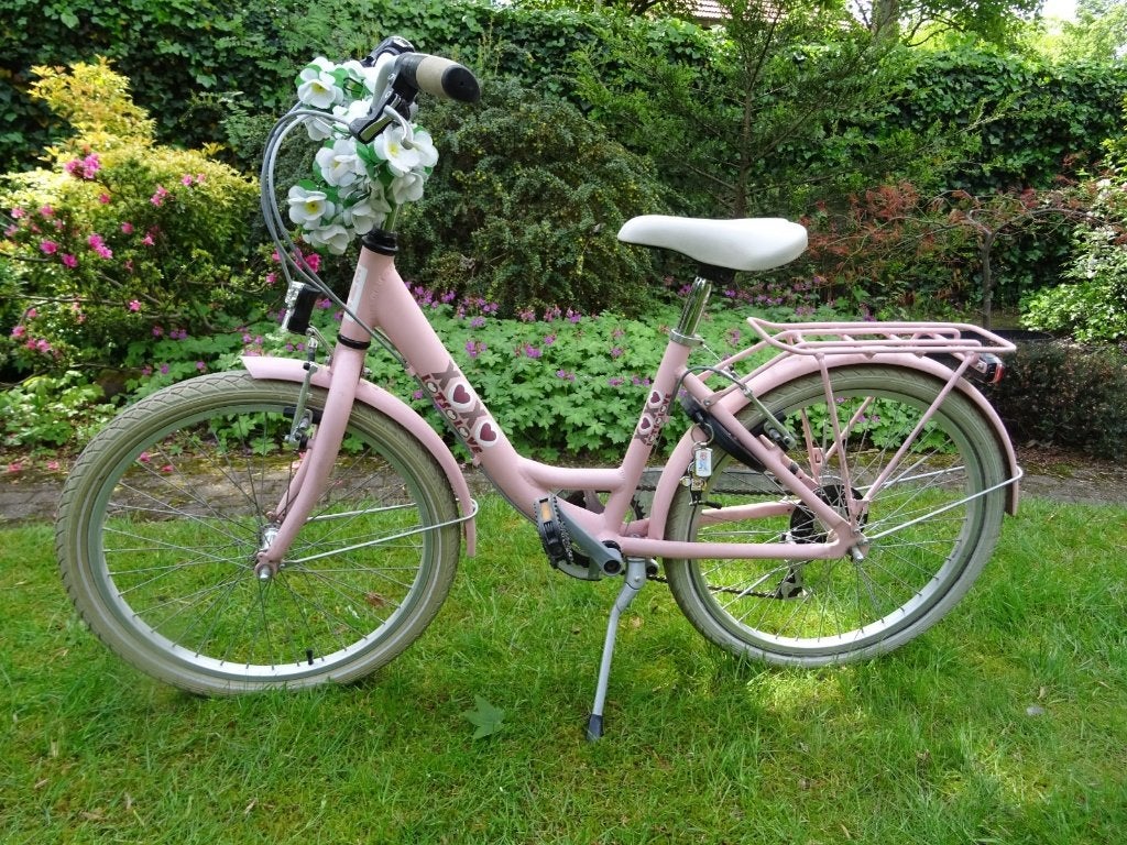Meisjesfiets XOXO BFK, Ophalen, 22 inch, Velgrem, Versnellingen
