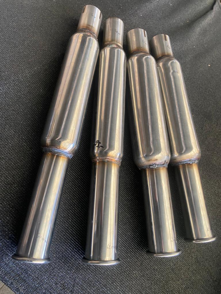 Silencieux d'échappement en inox avec embout enroulé., Autos : Pièces & Accessoires, Enlèvement ou Envoi, Neuf