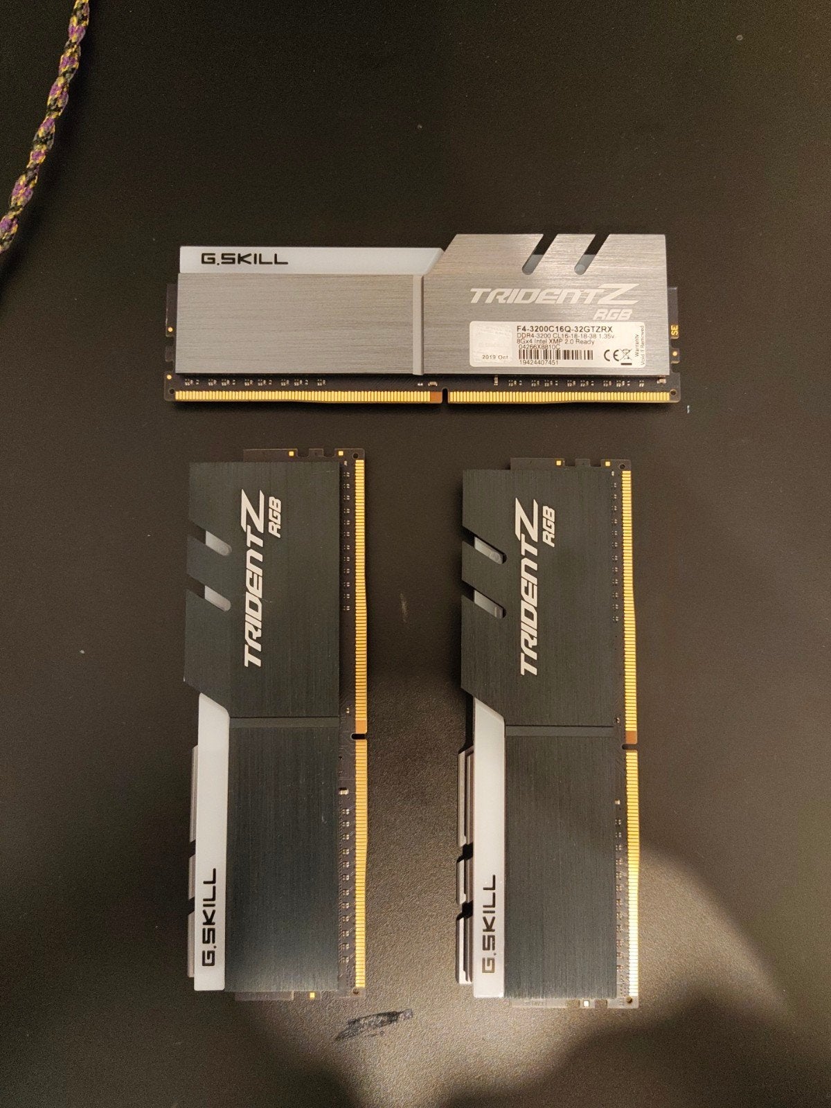 g skill tridentz 3200mhz 16gb ram + 8gb, Ophalen, Gebruikt, DDR4, Desktop