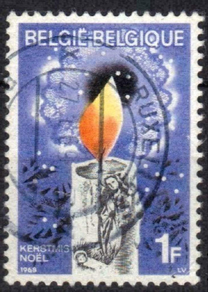 Belgique 1968 - Yvert/OBP 1478 - Noël (ST), Timbres & Monnaies, Timbres | Europe | Belgique, Envoi, Affranchi, Oblitéré, Noël