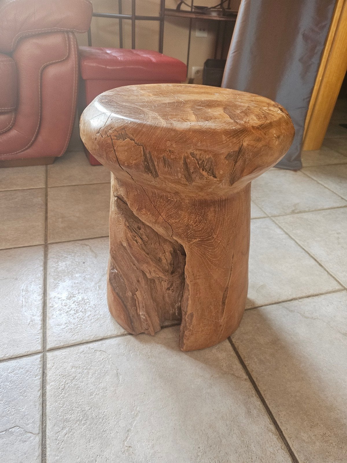houten krukje, Huis en Inrichting, Krukjes, Ophalen, Gebruikt, Hout