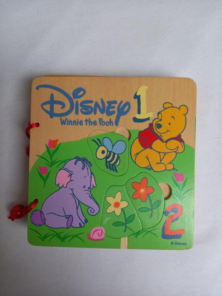 4 puzzels 3x winnie the pooh in hout en 1x bumba, Kinderen en Baby's, Ophalen of Verzenden