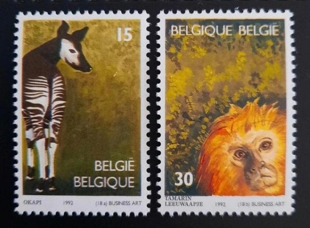 België: OBP 2486/87 ** Antwerpse Zoo 1992., Frankeerzegel, Ophalen of Verzenden, Zonder stempel, Postfris