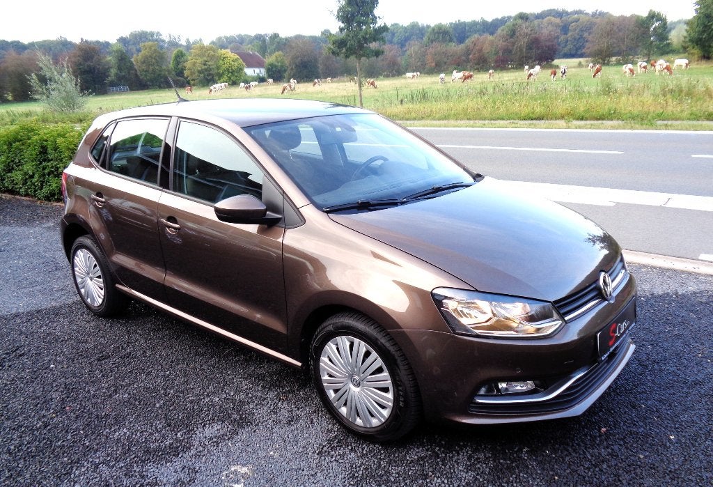 Volkswagen Polo 1.2 TSI / Automaat / Navi / Cruise Control, Autos, Volkswagen, Achat, 1139 kg, Entreprise, Noir