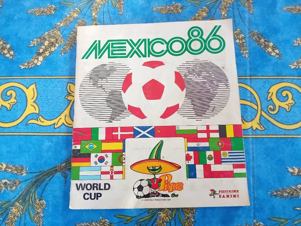 Album Chromos Images Stickers Panini World Cup Mexico 86, Enlèvement ou Envoi, Utilisé