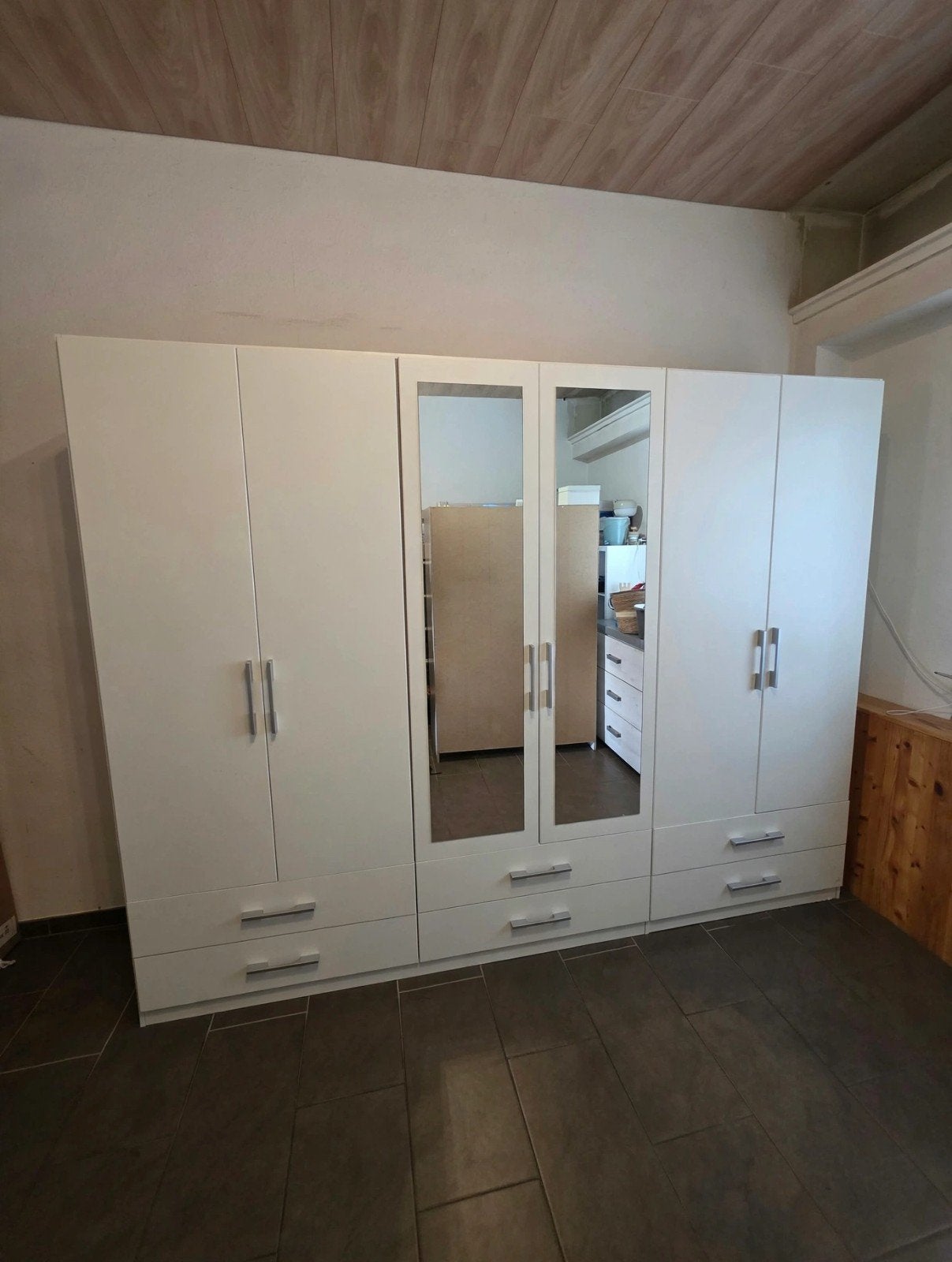 Garde-robe 6 portes  270 cm, Maison & Meubles, Enlèvement, Comme neuf