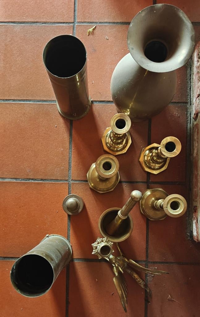 Koperen voorwerpen, Antiek en Kunst, Ophalen, Koper