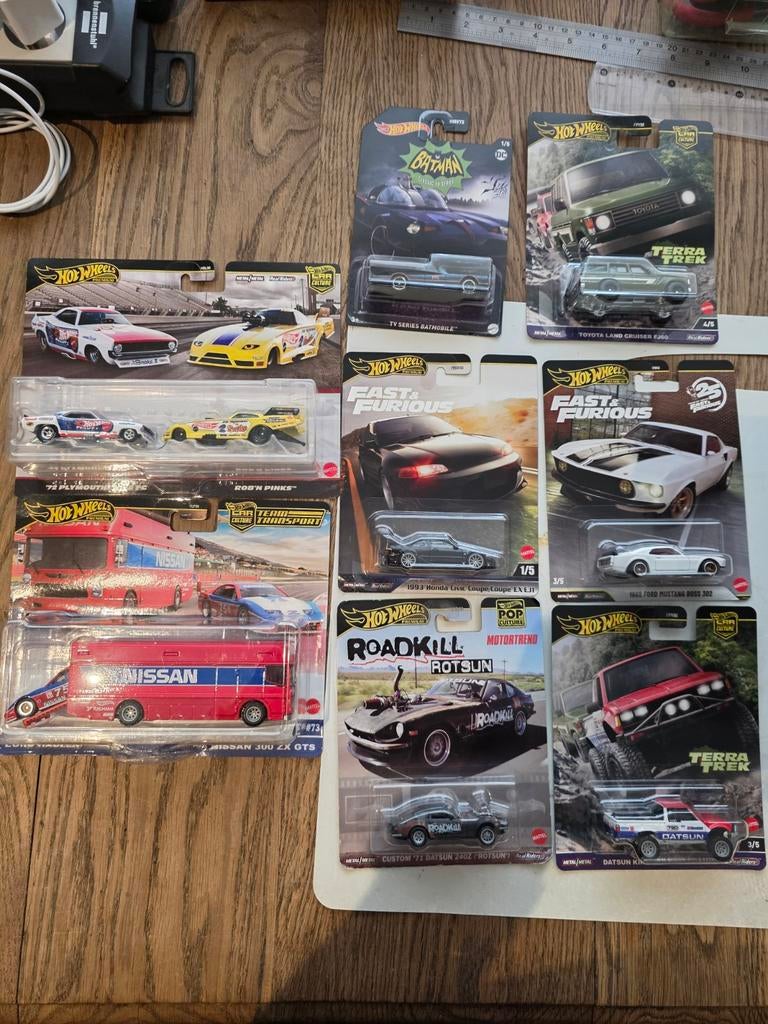 Hot wheels diverse premium datsun honda nissan ford, Enlèvement ou Envoi, Hot Wheels