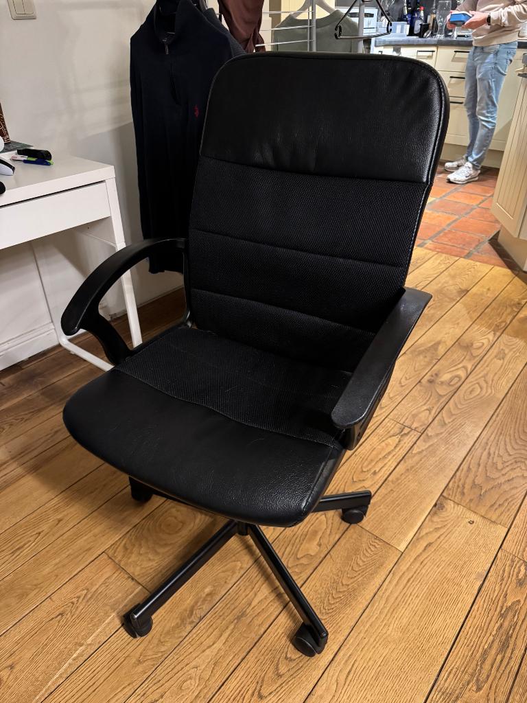 Bureaustoel IKEA RENBERGET, Enlèvement, Comme neuf, Noir, Chaise de bureau