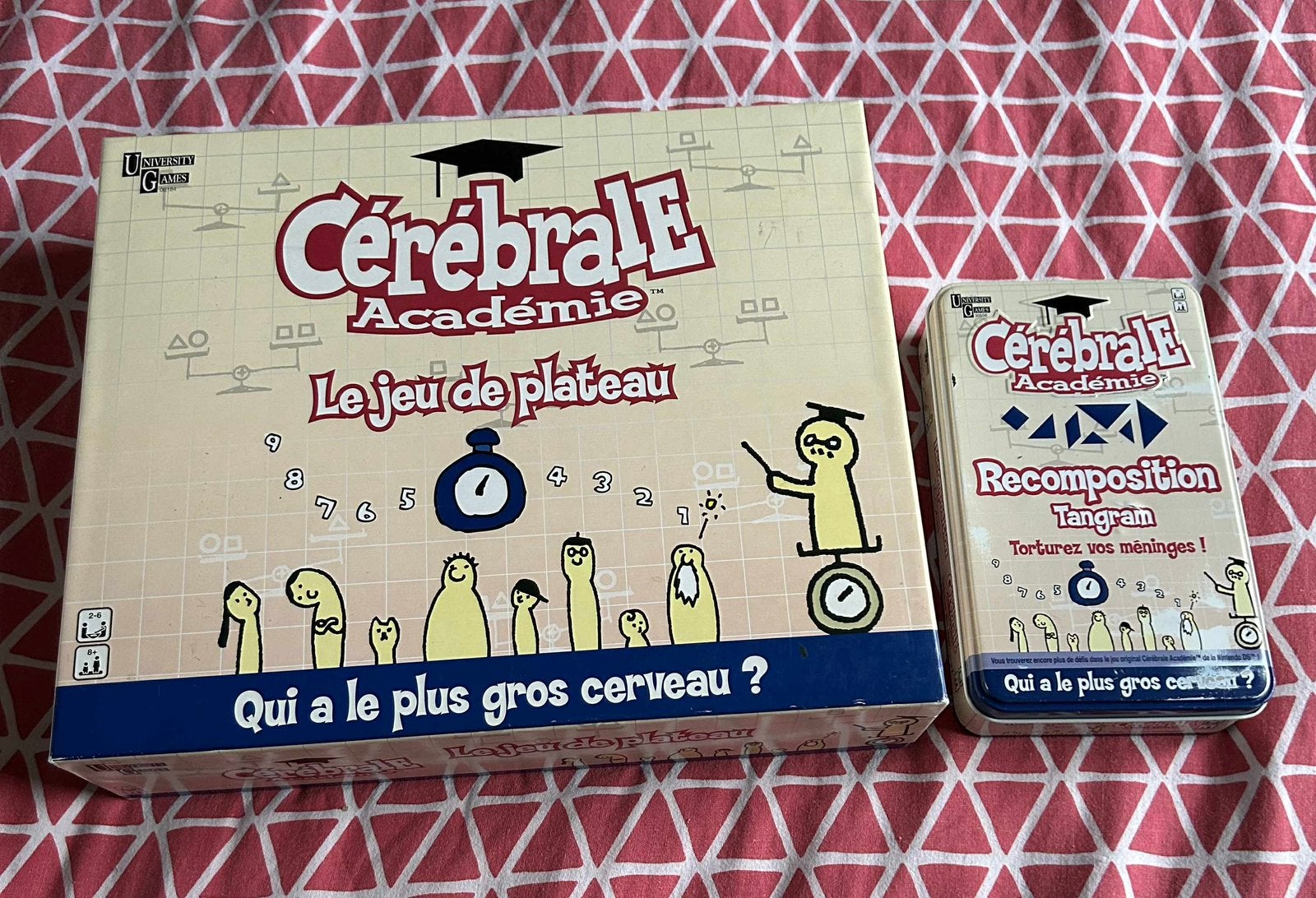 Jeu de société Cérébral Académie + Tangram, Hobby en Vrije tijd, Ophalen, Zo goed als nieuw