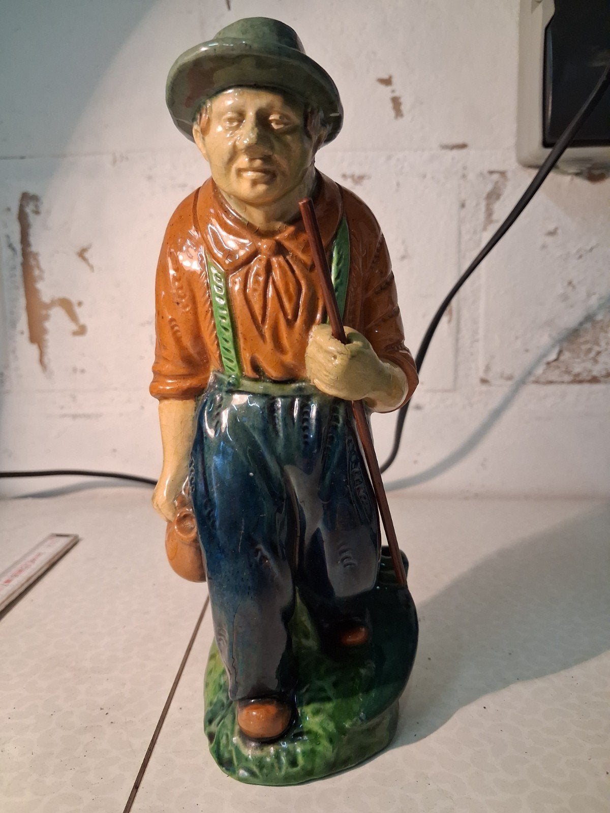 Vlaams aardewerk boer arbeider, Antiek en Kunst, Ophalen of Verzenden