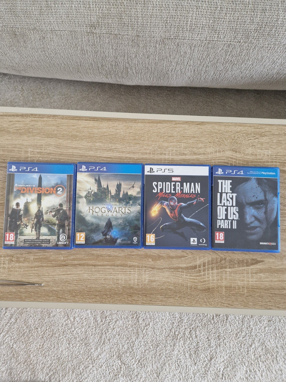 4 PlayStation games PS4 & PS5, Ophalen, Zo goed als nieuw