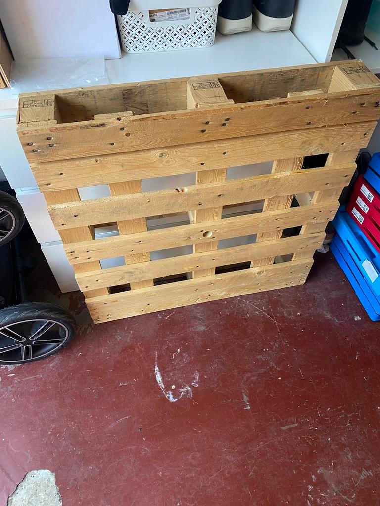 Pallet gratis ophalen, Ophalen, Zo goed als nieuw
