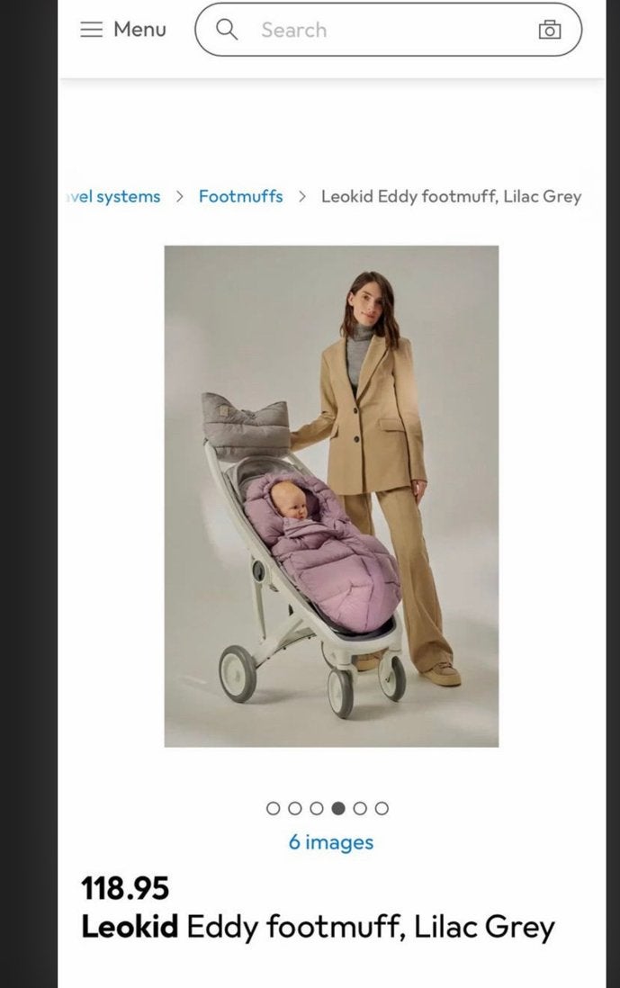 Leokid Eddy footmuff, Lilac Grey ( Veldwezelt/Be, Enlèvement, Comme neuf
