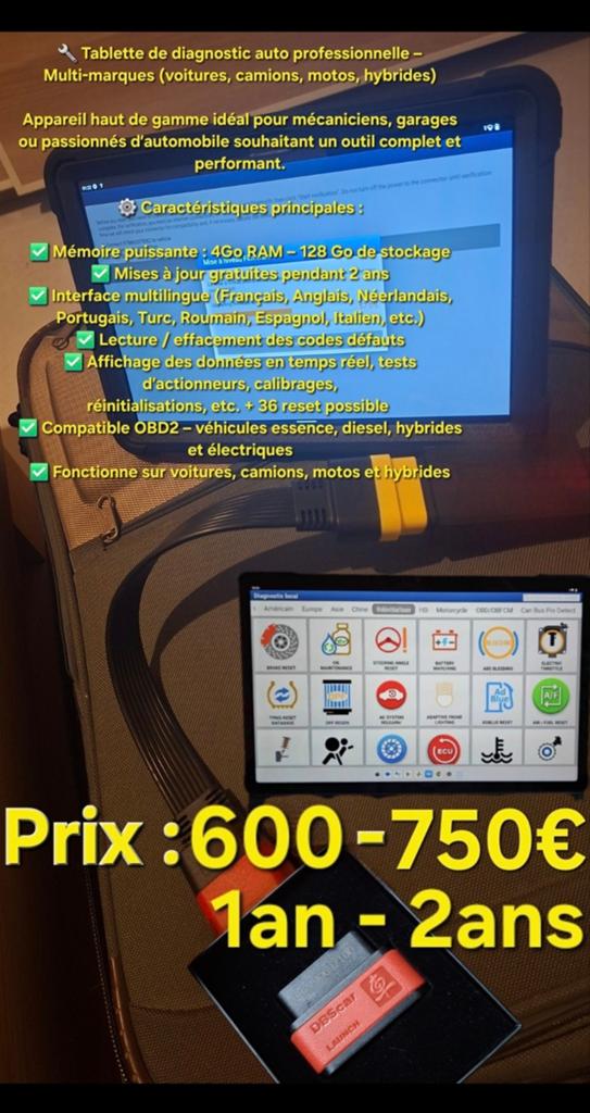 Diagnostic auto moto hybride, Ophalen of Verzenden