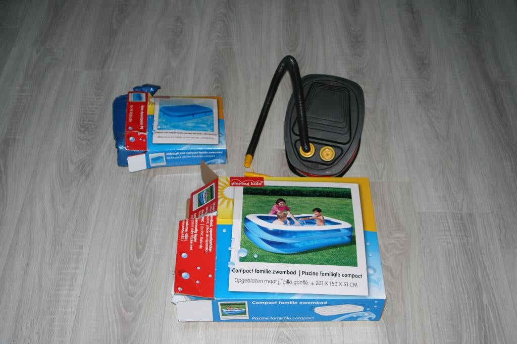 zwembadje met afdekzeil, Enlèvement ou Envoi, Comme neuf, Autres types