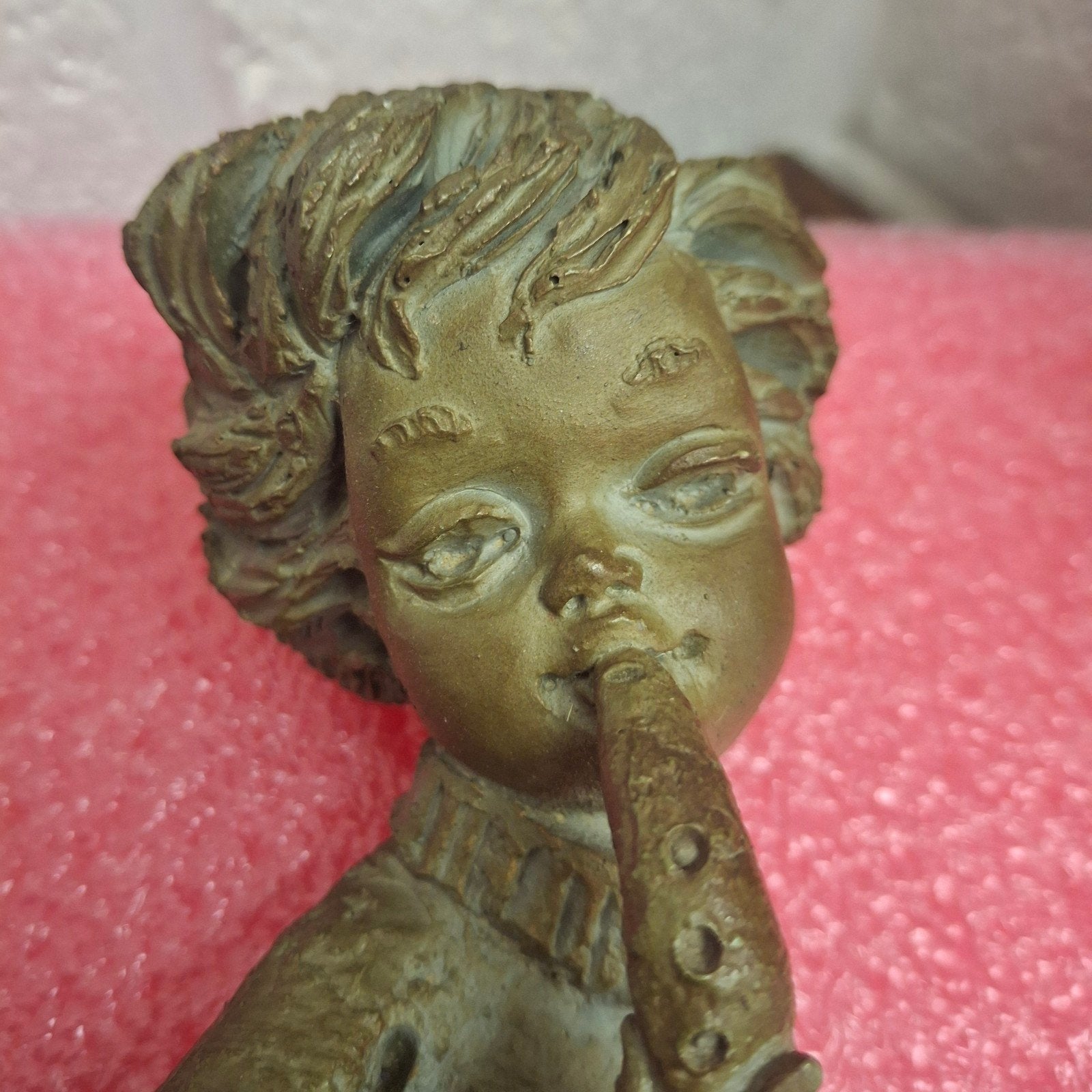 jeune saxophoniste 30 cm jolie patine, Enlèvement ou Envoi