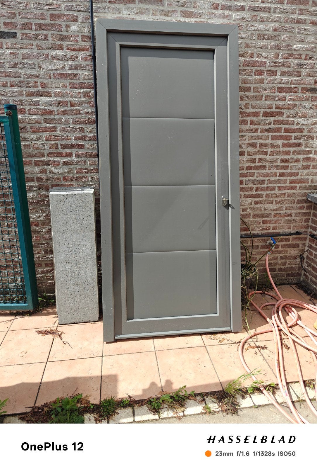 Voordeur in PVC 1 m op 2,20 m, Doe-het-zelf en Bouw, Ophalen of Verzenden